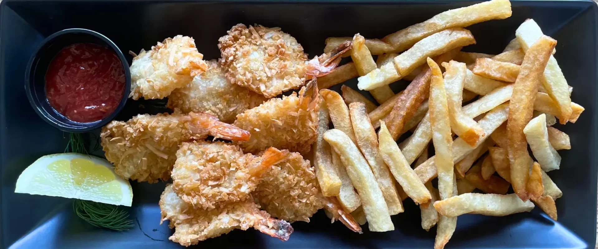 Sea Shanty - SEAFOODS - Coconut Shrimp and Chips